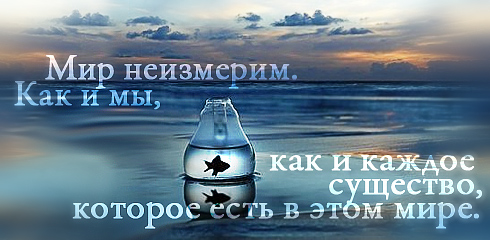 Афоризмы о мире: Мир неизмерим